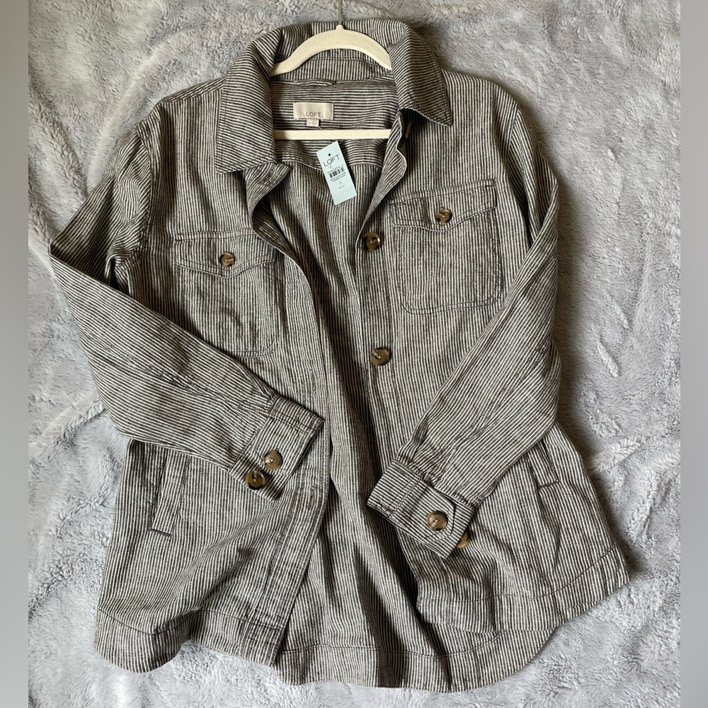 LOFT Button Down Shirt/light jacket